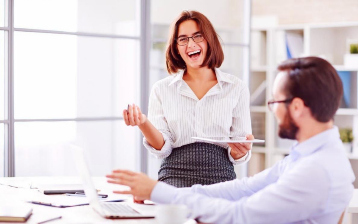 Modern workspace with financial technology tools